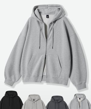 B. 오버핏 2Way 스웨트 후드집업 ( 4Color )