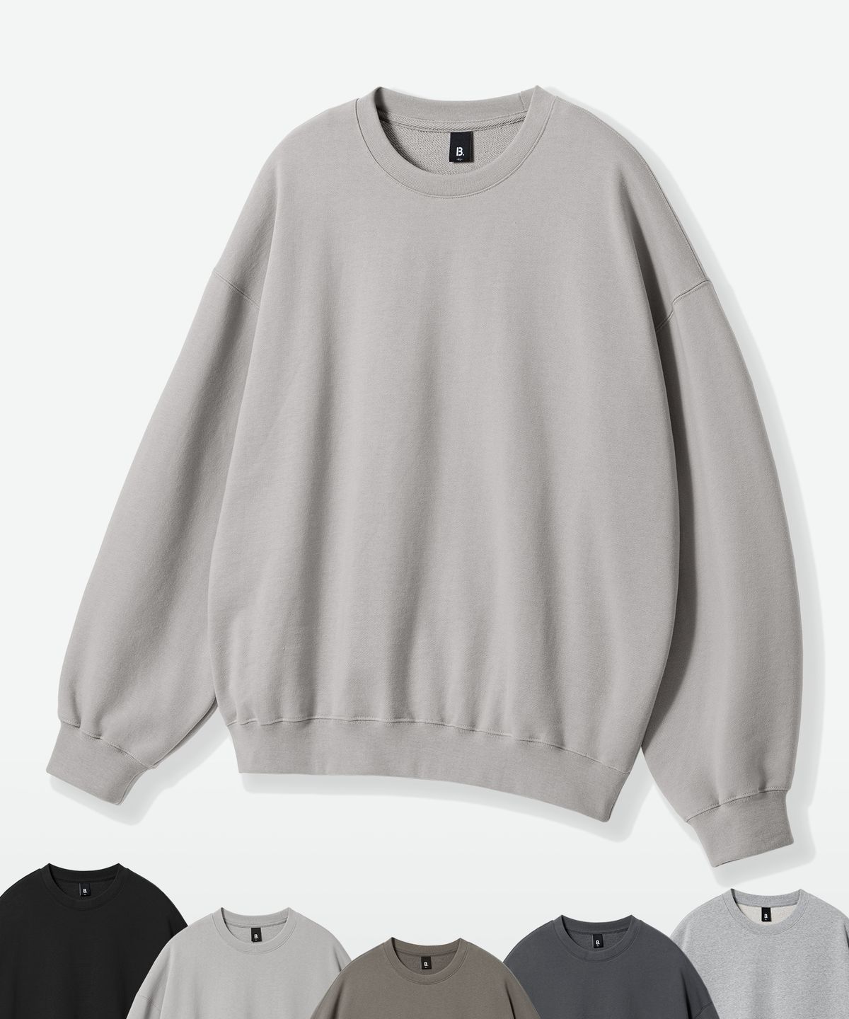 브렌슨(BRENSON) B. 오버핏 스웨트 셔츠 ( 5Color )