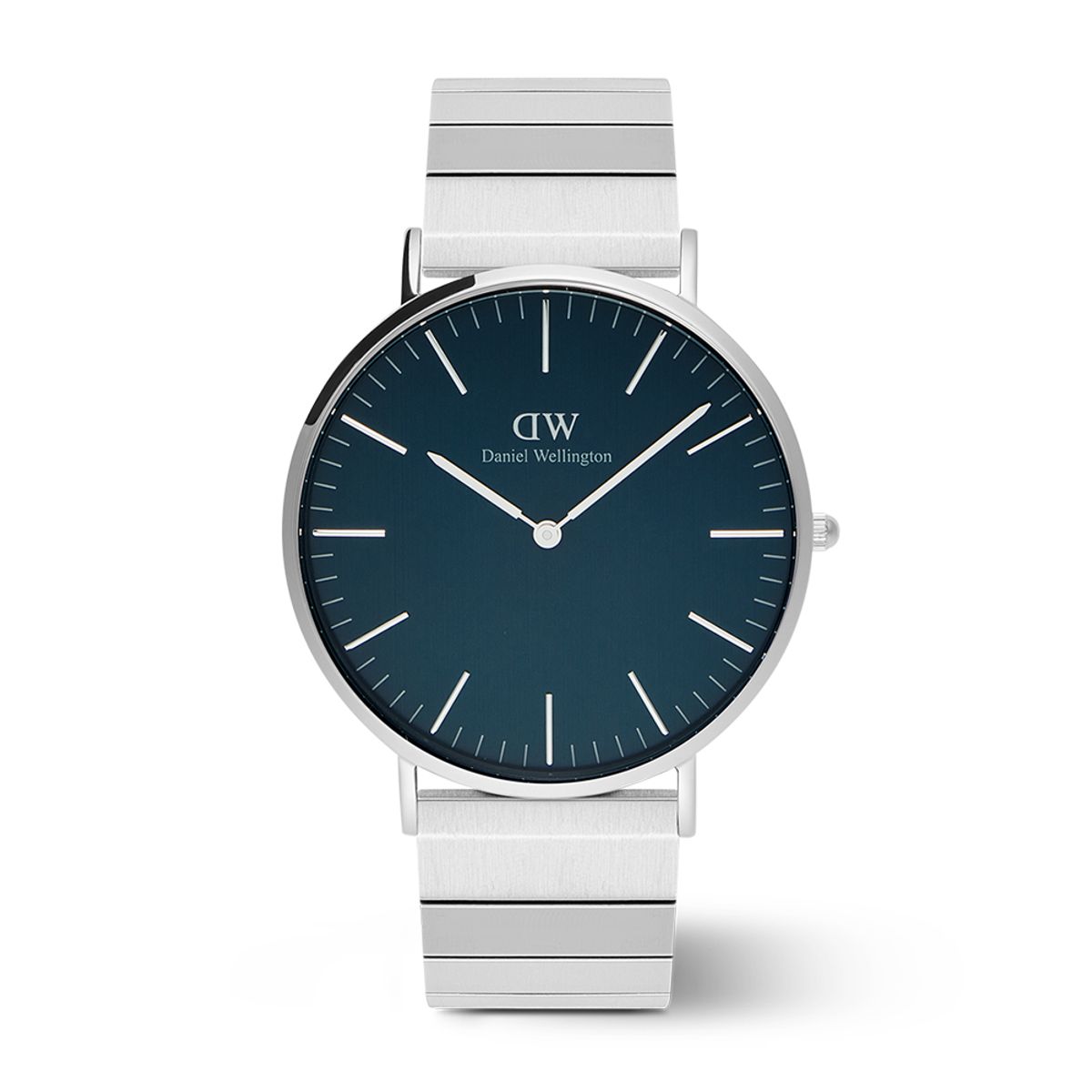 다니엘 웰링턴(DANIEL WELLINGTON) CLASSIC PIANO LINK ARCTIC SILVER 청판 손목시계