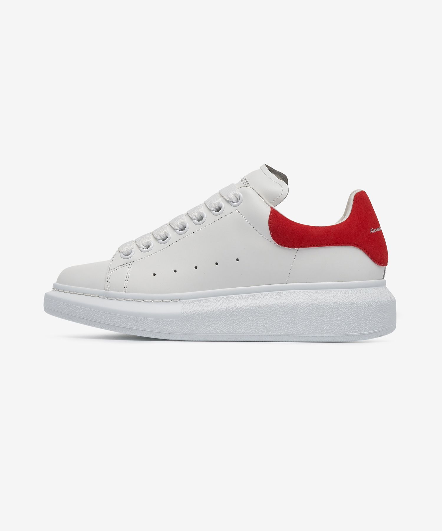 MUSINSA | ALEXANDER McQUEEN Oversize Sneakers - White: Red