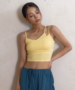 Maha Mudra Crop Tank (Limeade)