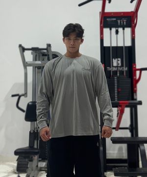 레터링 롱 슬리브