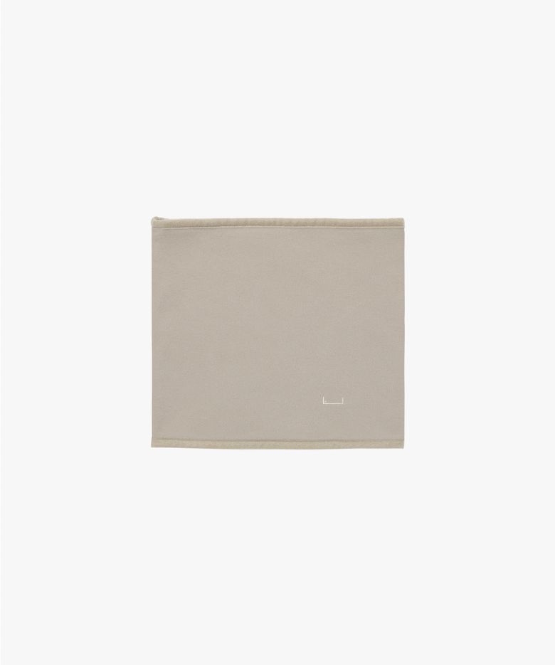 ESSENTIAL REVERSIBLE NECK WARMER-BEIGE