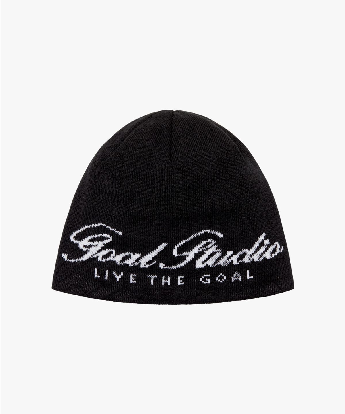 골스튜디오(GOALSTUDIO) ESSENTIAL JACQUARD BEANIE-BLACK