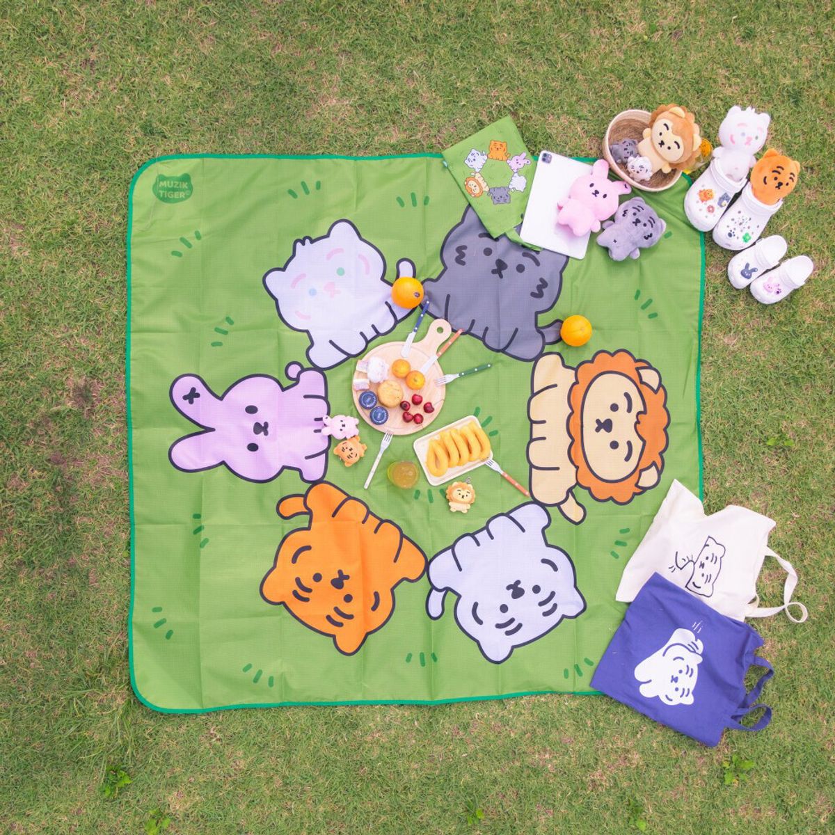 무직타이거(MUZIKTIGER) 무직타이거 모여랑 피크닉매트