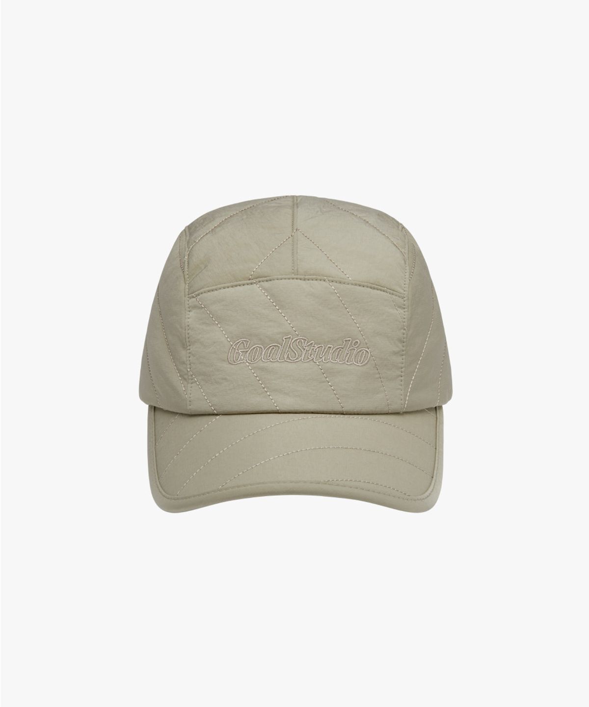 골스튜디오(GOALSTUDIO) SUPERBALL QUILTED CAMP CAP-BEIGE