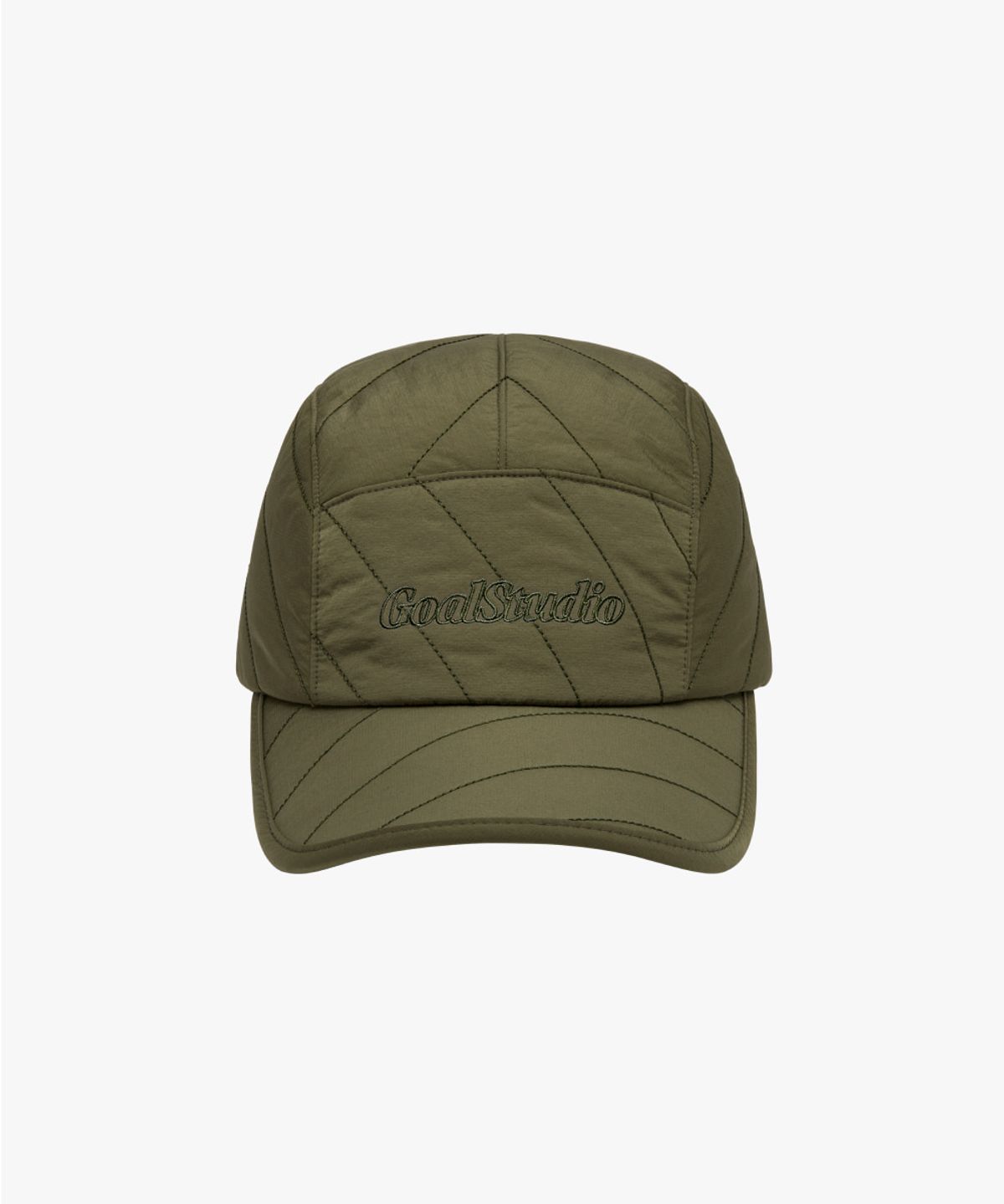 골스튜디오(GOALSTUDIO) SUPERBALL QUILTED CAMP CAP-OLIVE GREEN