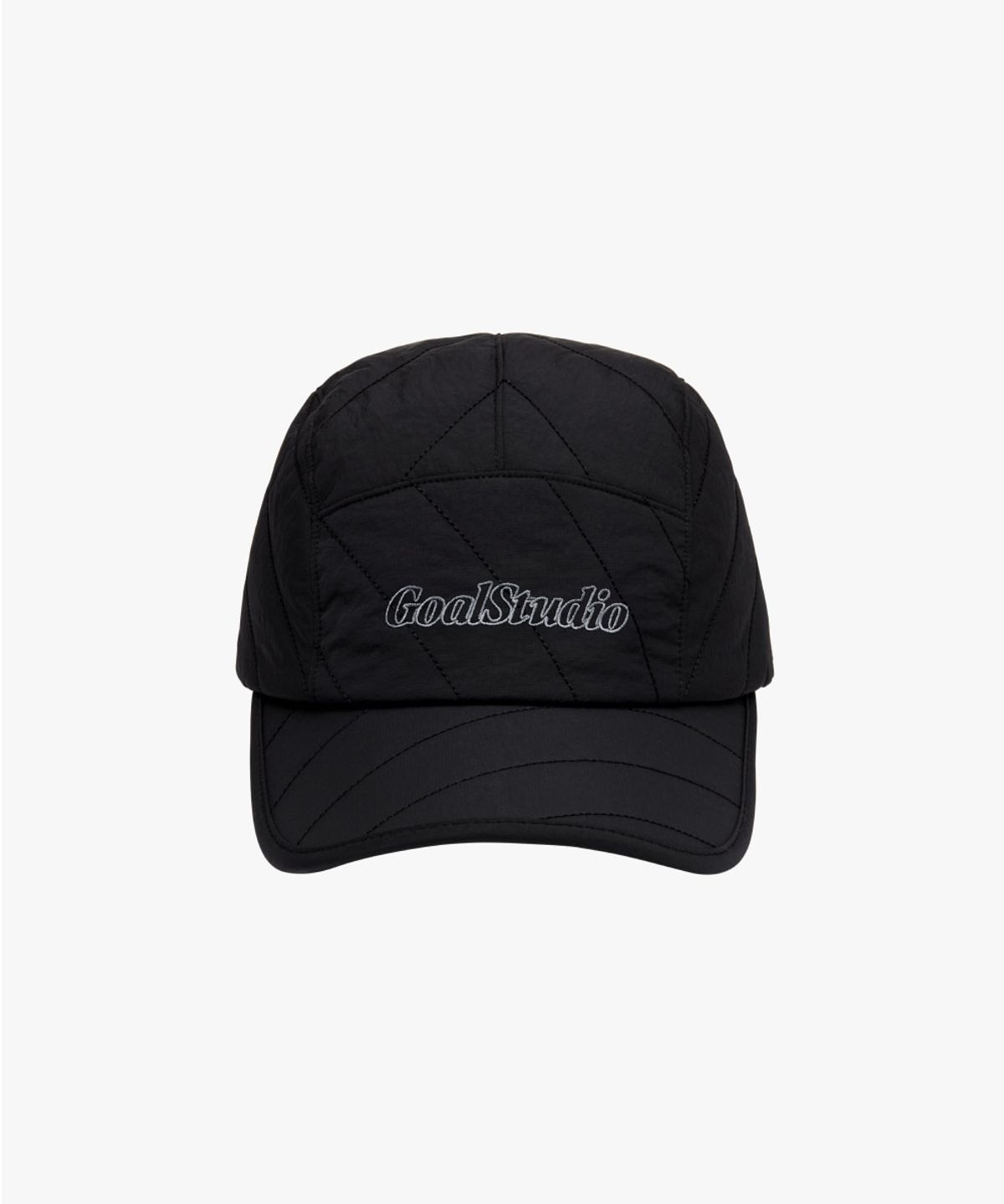 골스튜디오(GOALSTUDIO) SUPERBALL QUILTED CAMP CAP-BLACK