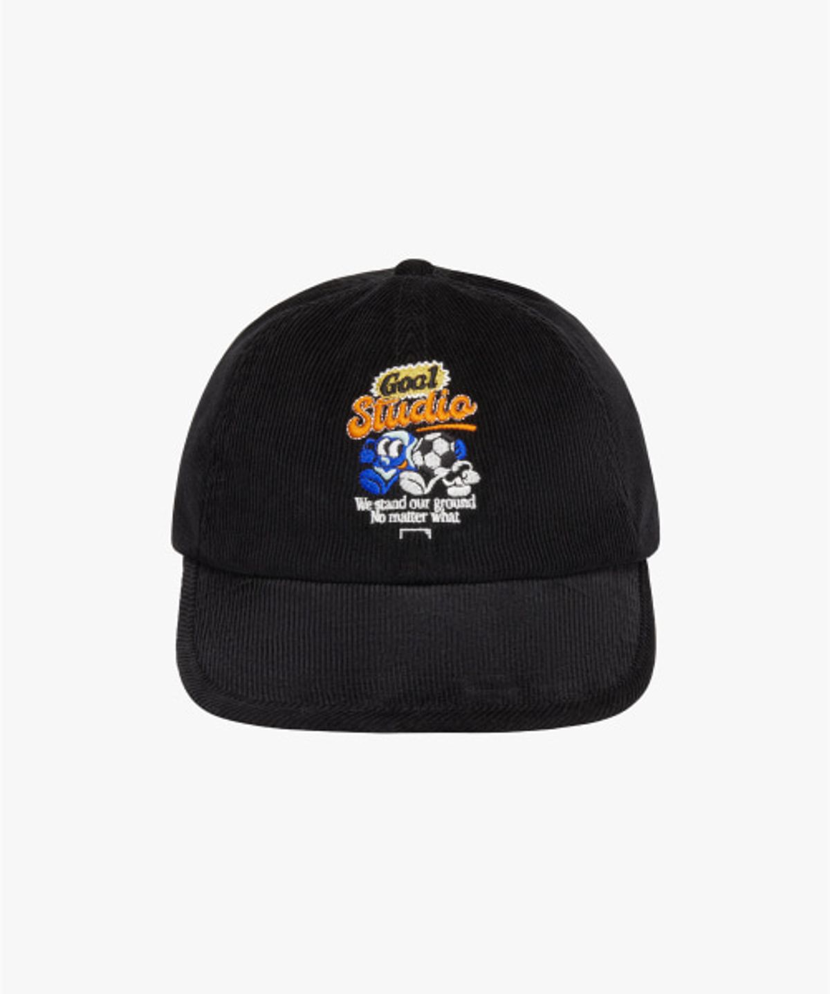 골스튜디오(GOALSTUDIO) GRAFFITI CORDUROY DUCKBILL CAP-BLACK