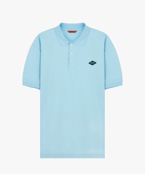 오리지널 코튼 피케 반팔 셔츠 GEE245-102 스카이블루