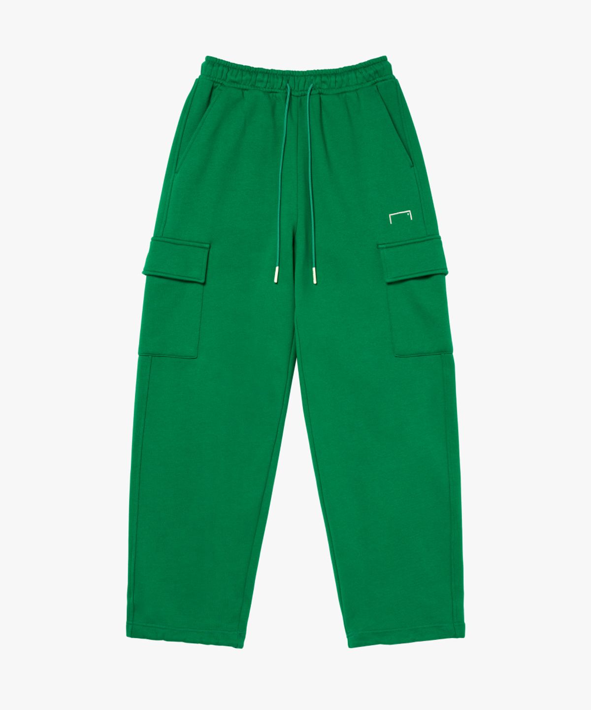 골스튜디오(GOALSTUDIO) BRUSHED STRAIGHT CARGO PANTS-GREEN
