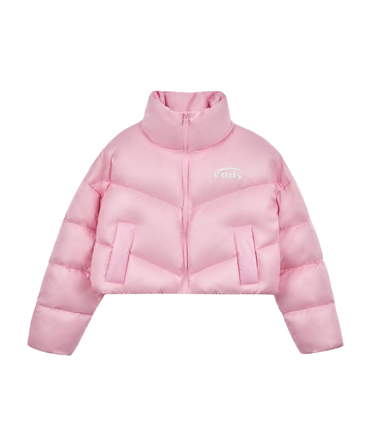 이미스(EMIS) DUCK DOWN CROPPED PADDING-PINK