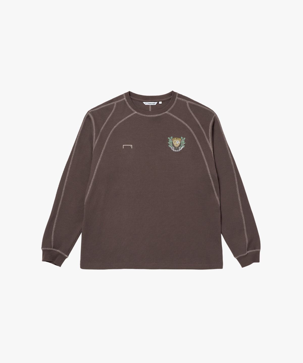 골스튜디오(GOALSTUDIO) WAFFLE LONG SLEEVE TEE-INDIE PURPLE