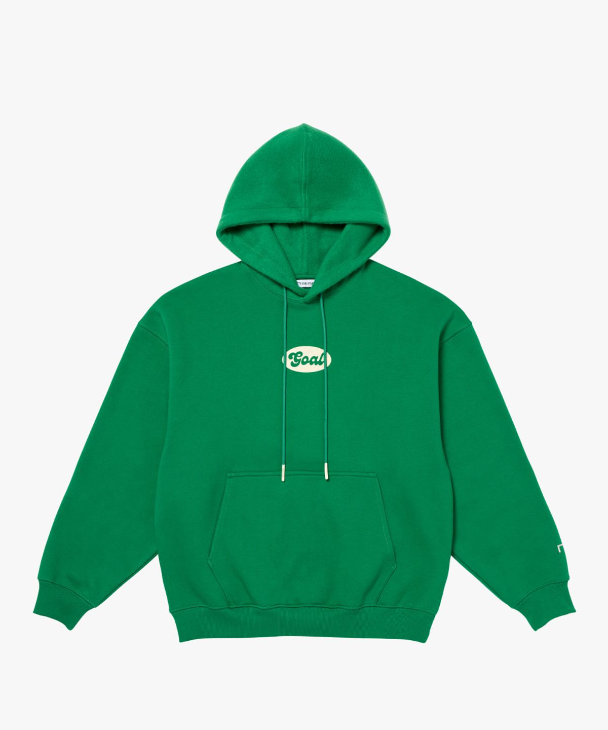 골스튜디오(GOALSTUDIO) VARSITY BRUSHED HOODIE-GREEN