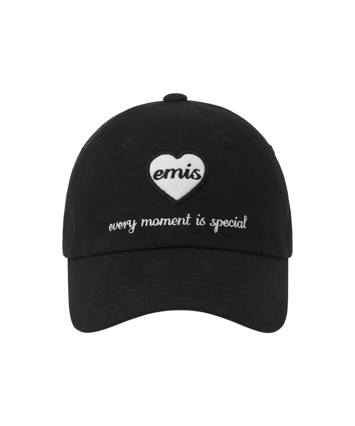 이미스(EMIS) HEART WAPPEN BALL CAP-BLACK