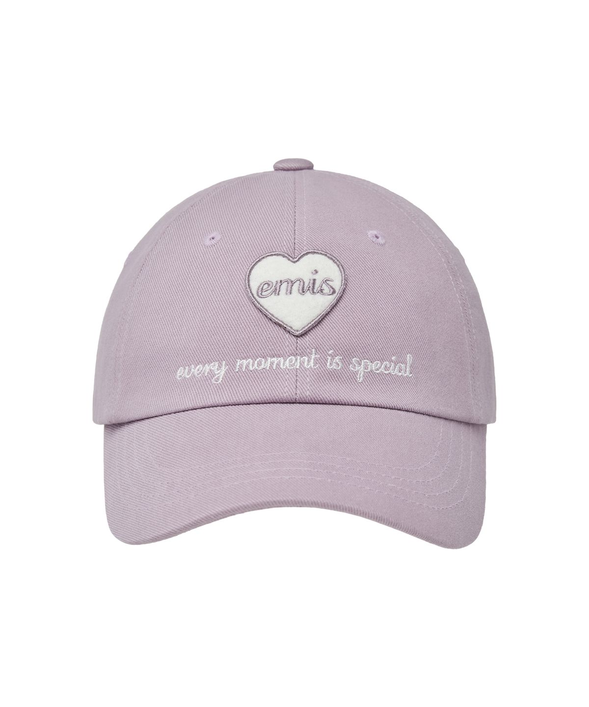 이미스(EMIS) HEART WAPPEN BALL CAP-PURPLE