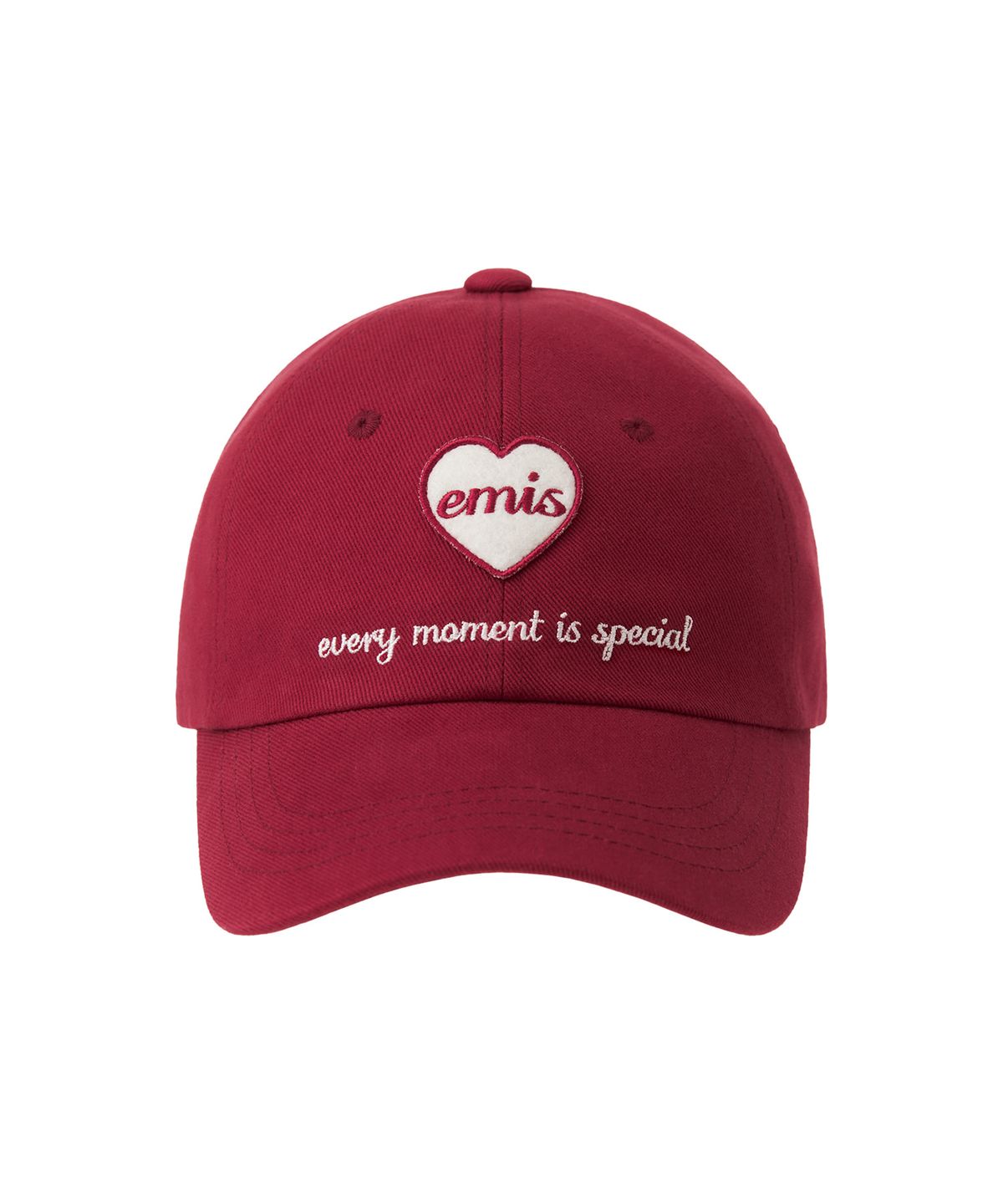 이미스(EMIS) HEART WAPPEN BALL CAP-RED
