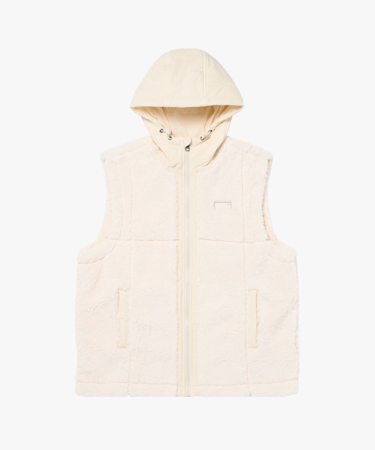 골스튜디오(GOALSTUDIO) STADIUM STITCH FLEECE VEST-CREAM