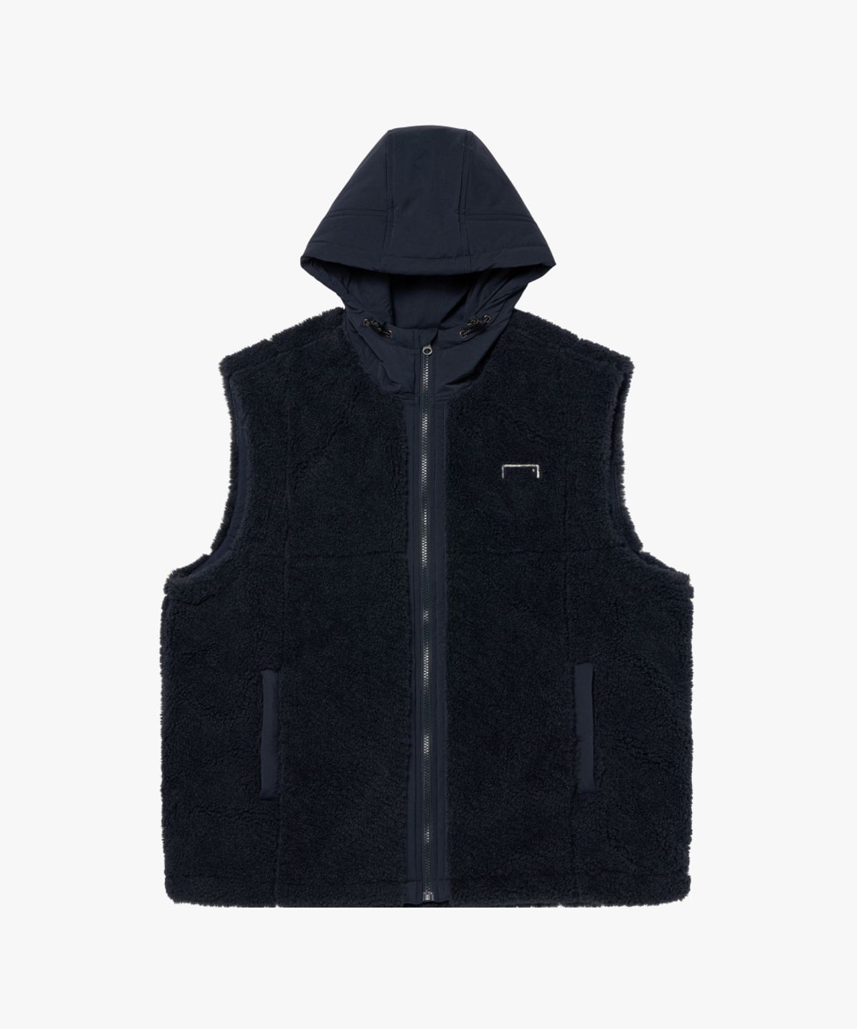 골스튜디오(GOALSTUDIO) STADIUM STITCH FLEECE VEST-DARK NAVY