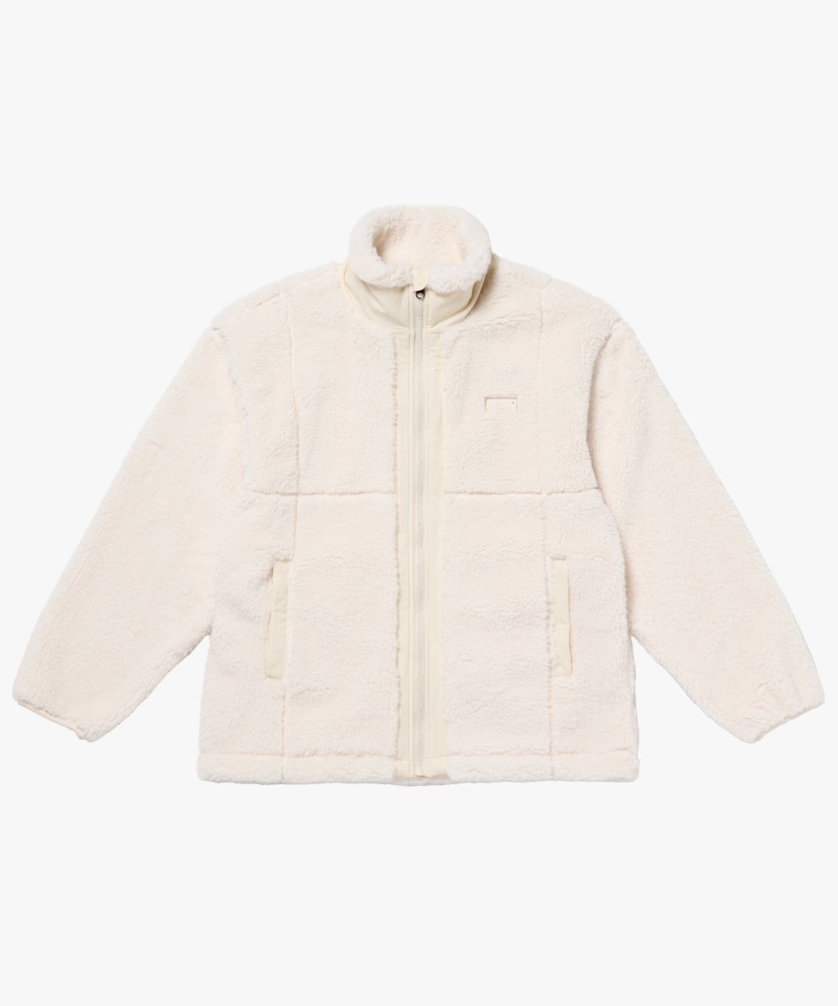 골스튜디오(GOALSTUDIO) STADIUM STITCH FLEECE JACKET-CREAM