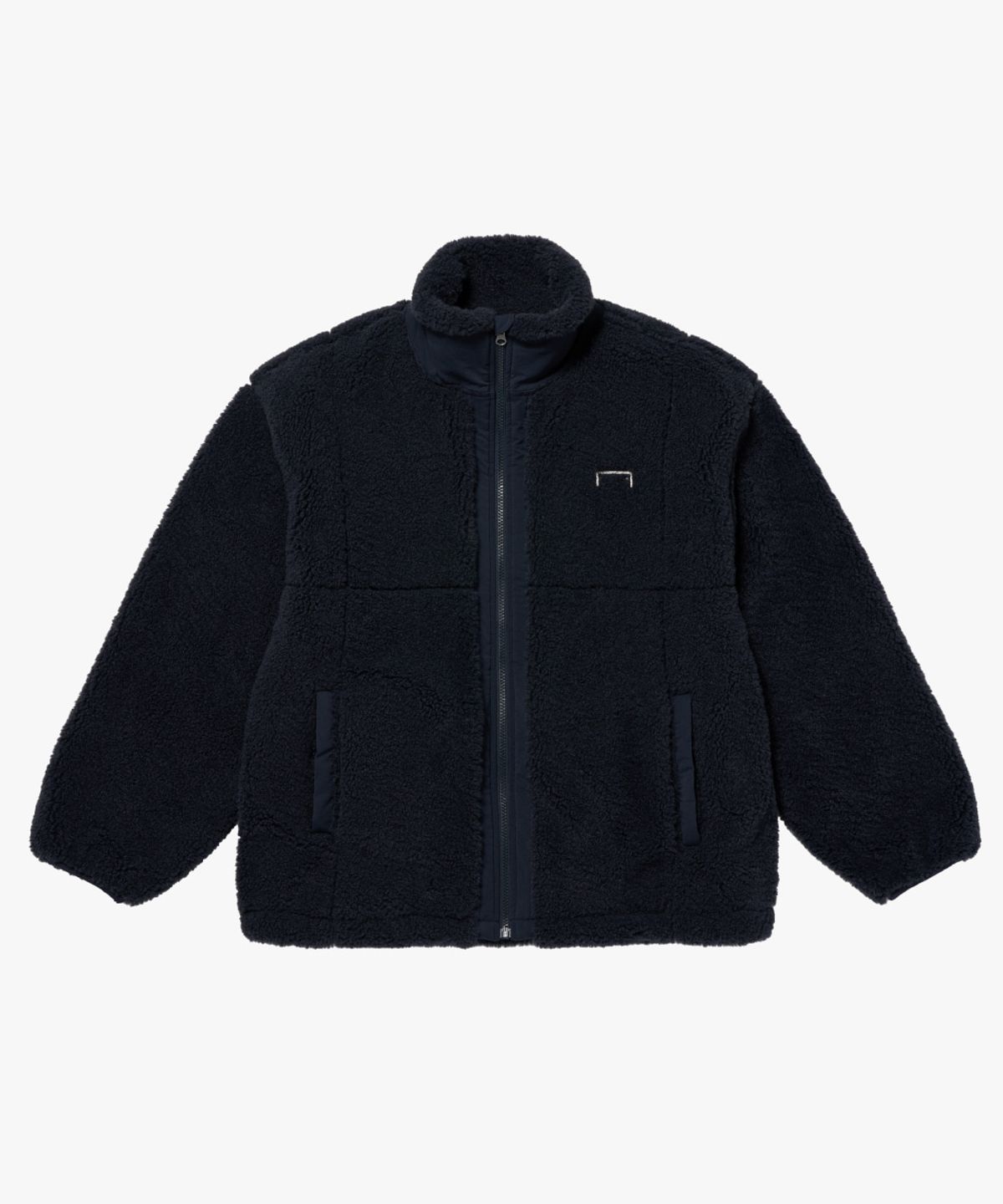 골스튜디오(GOALSTUDIO) STADIUM STITCH FLEECE JACKET-DARK NAVY