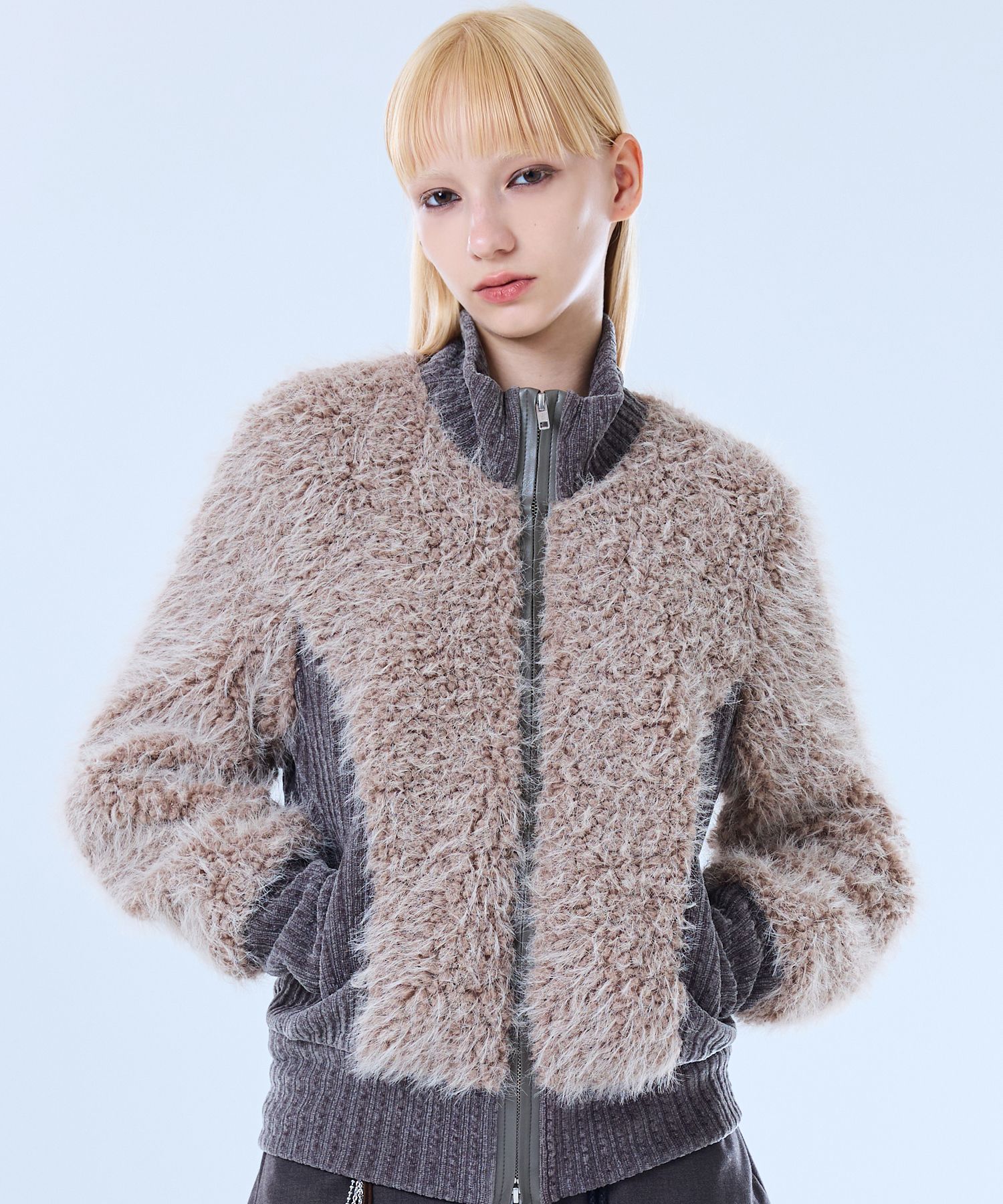 ★24-25FW新作★LUV IS TRUE★FS FUR JACKET MUSINSA | LUV IS TRUE FS FUR JACKET(BROWN)
