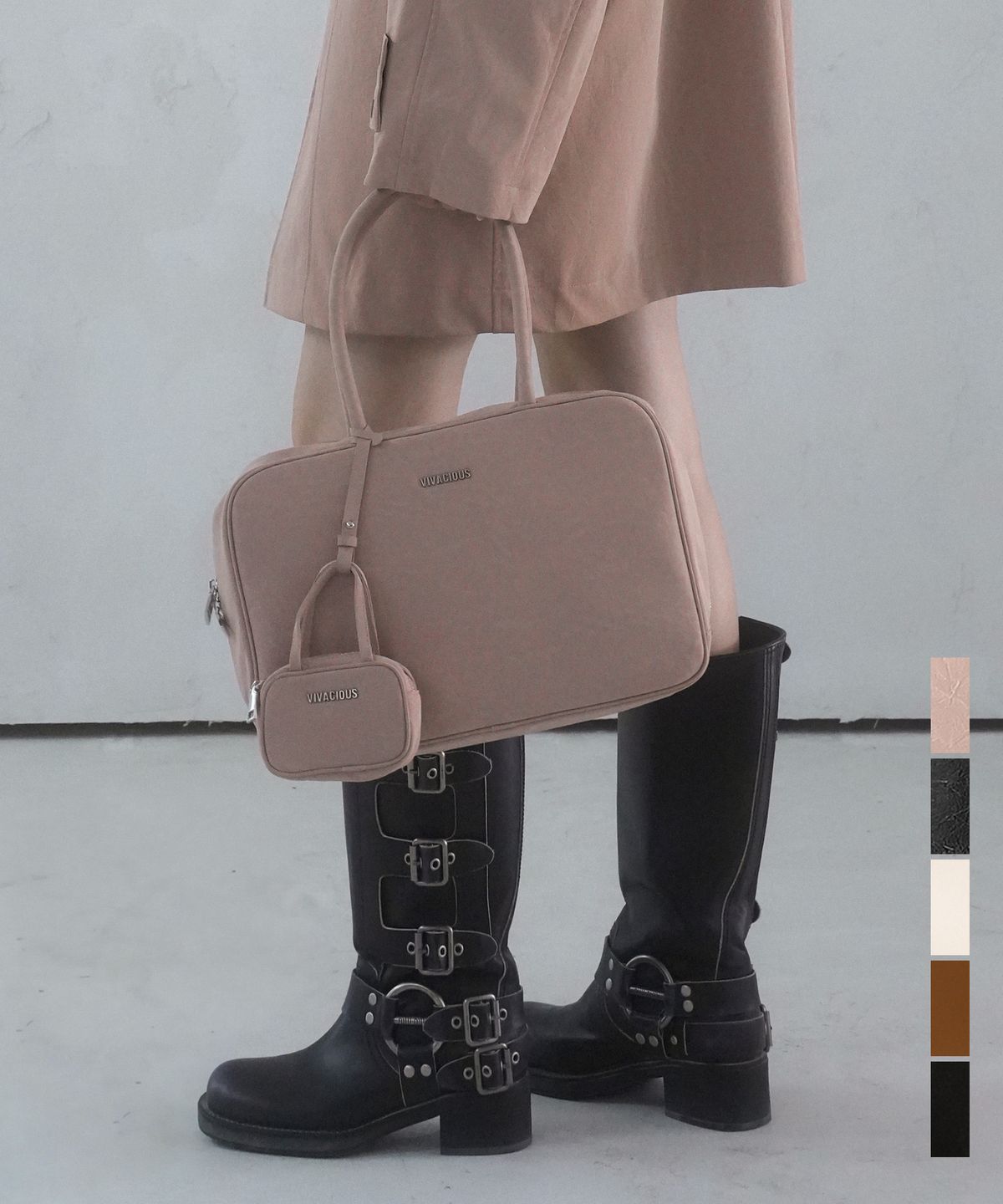 비바셔스(VIVACIOUS) Scarlett Square Bag - 5COL