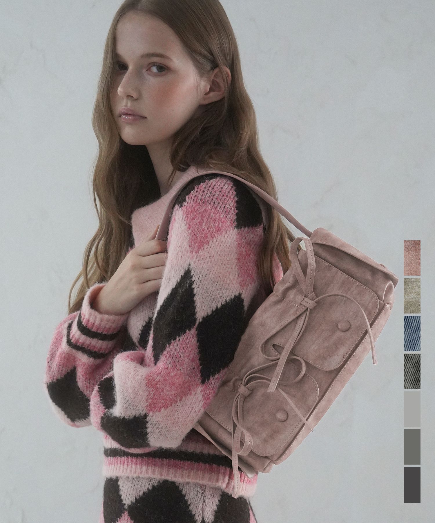 【残りわずか】 MUSINSA | VIVACIOUS Selena Ribbon Bag - 7COL バッグ