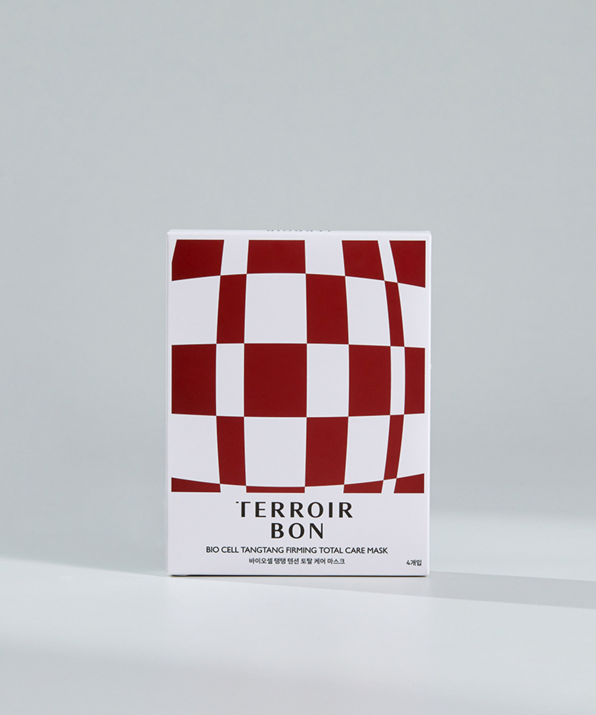 떼루아본(TERROIRBON) 비건 바이오셀 탱탱 텐션 토탈 케어 마스크 1주(1box*4개입)