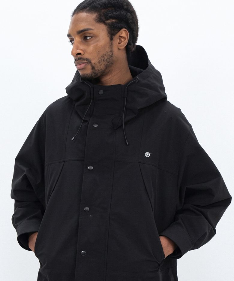 3 Layer Hard Shell Long-Jacket - BLACK