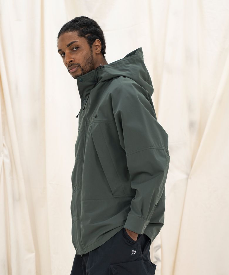 3 Layer Hard Shell Long-Jacket - KHAKI