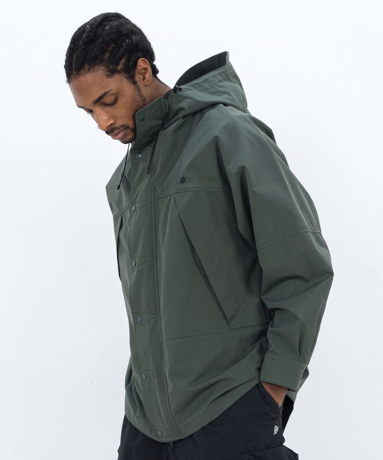 3 Layer Hard Shell Long-Jacket - KHAKI