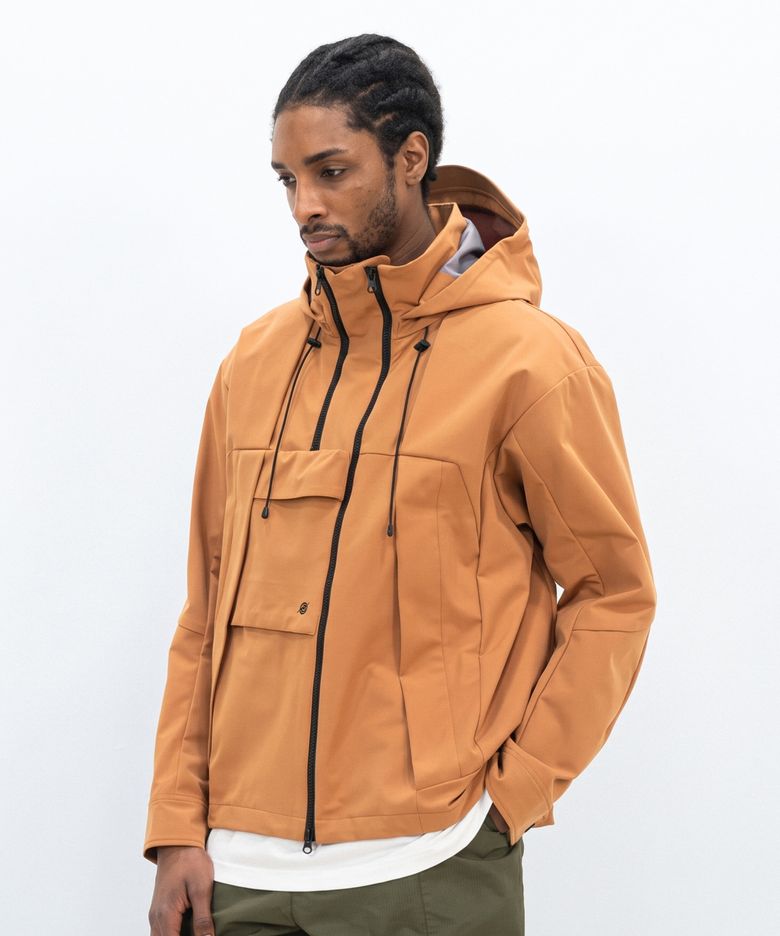 3 Layer Hard Shell Mid-Jacket - ORANGE