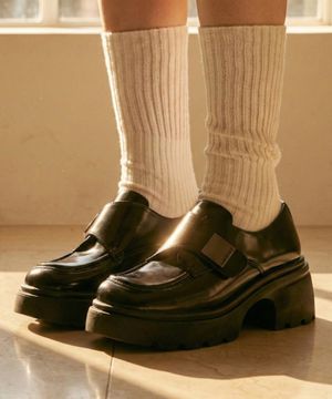 Monk Strape 플랫폼 로퍼 7cm -UA9029 (3color)