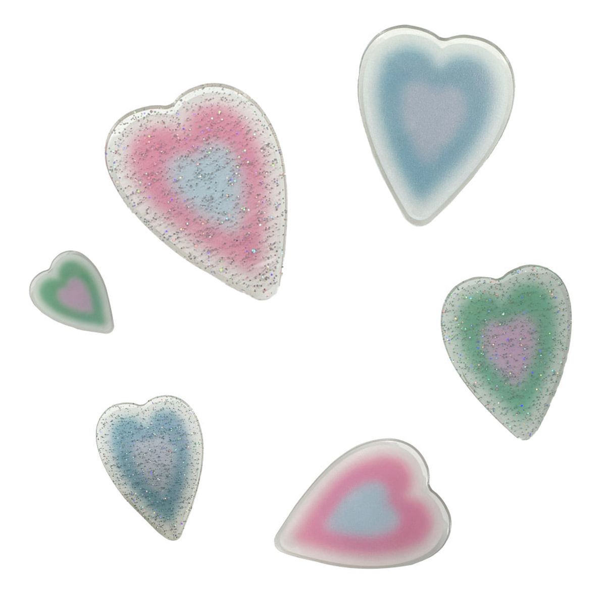 세컨드부티크(SECOND BOUTIQUE) [Acrylic tok] Soft  heart acrylic tok