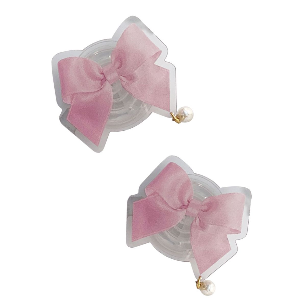 세컨드부티크(SECOND BOUTIQUE) [acrylic Tok] pink ribbon acrylic tok