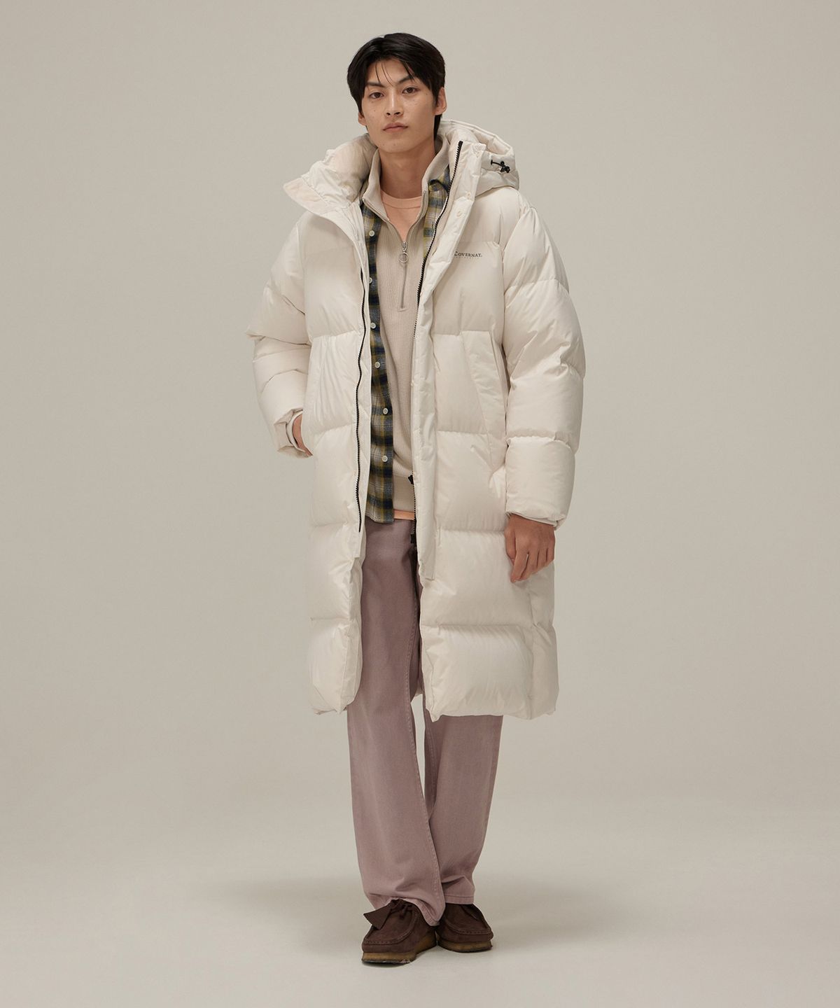커버낫(COVERNAT) 24FW RDS 씨빅 롱 다운 아이보리