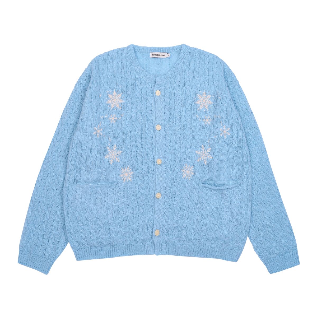 노쿨러스(NOSCOULEURS) SNOW BLOSSOM CARDIGAN SKY