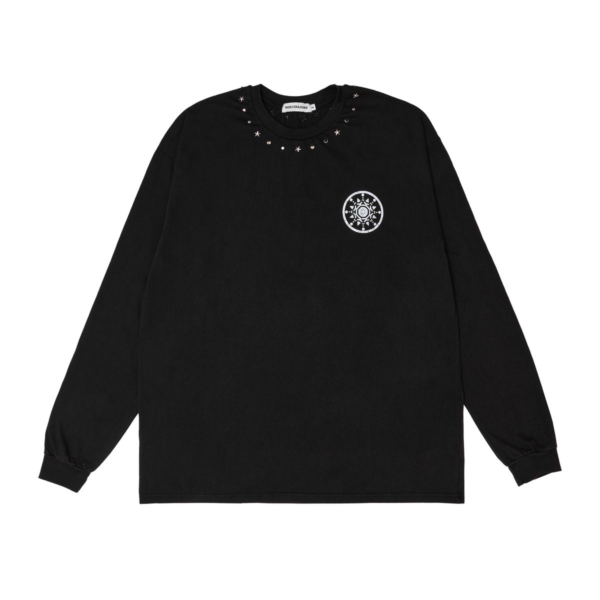 노쿨러스(NOSCOULEURS) ETHNIC LONG SLEEVE BLACK