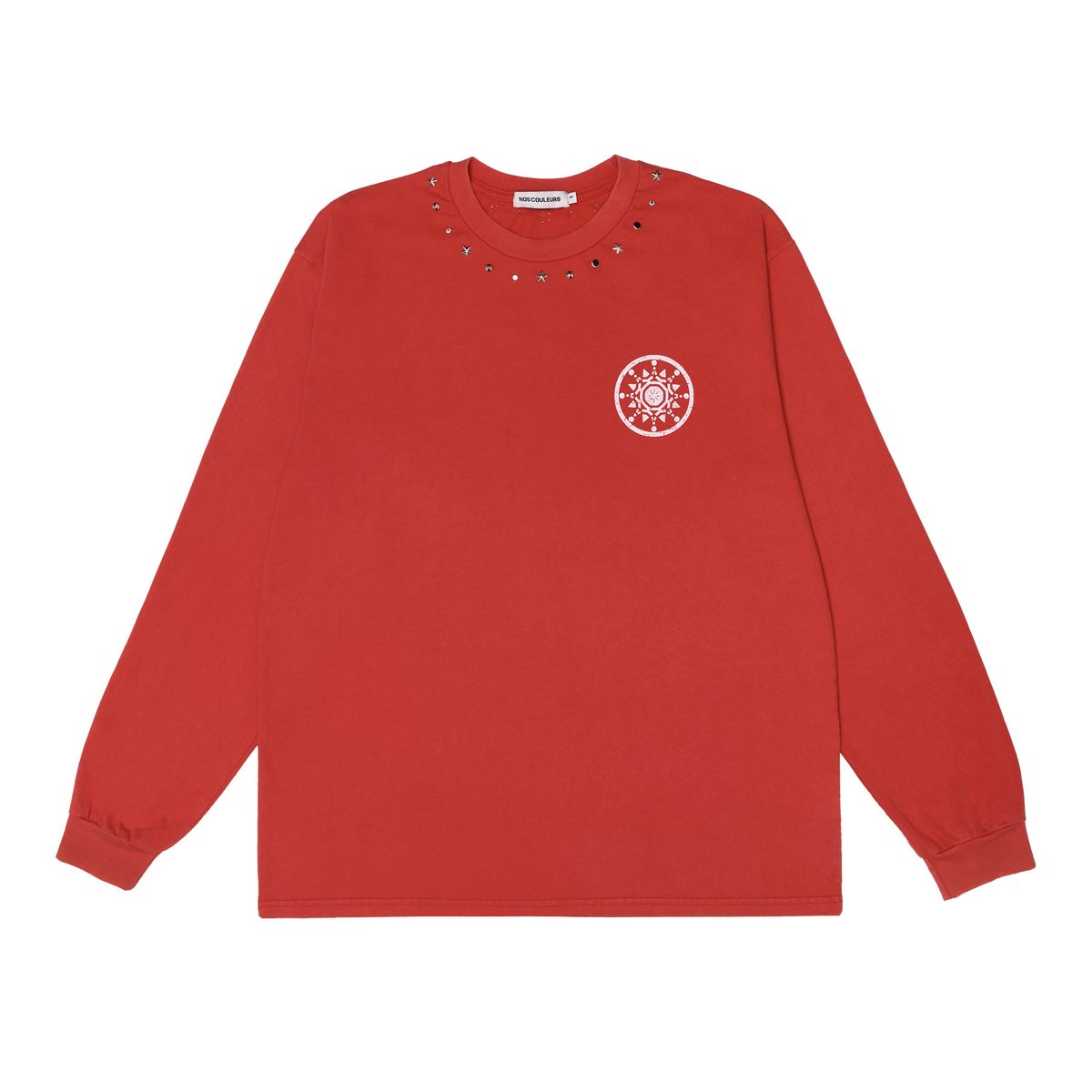 노쿨러스(NOSCOULEURS) ETHNIC LONG SLEEVE RED