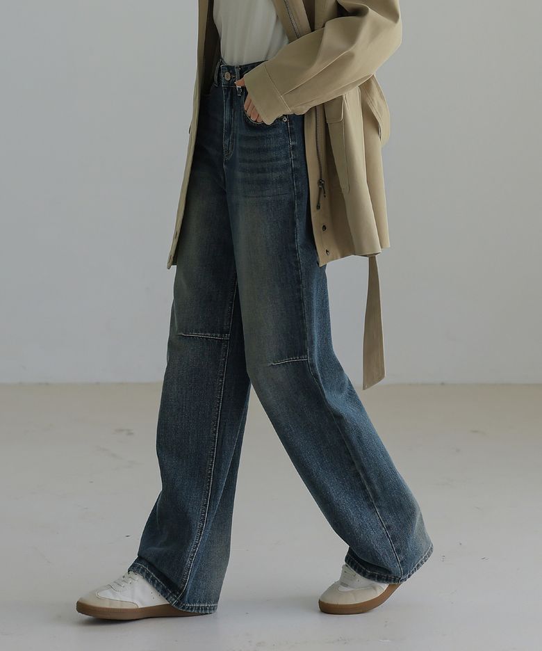 INCISION DART WASHING DENIM PANTS_NFDP4128 (BLUE)