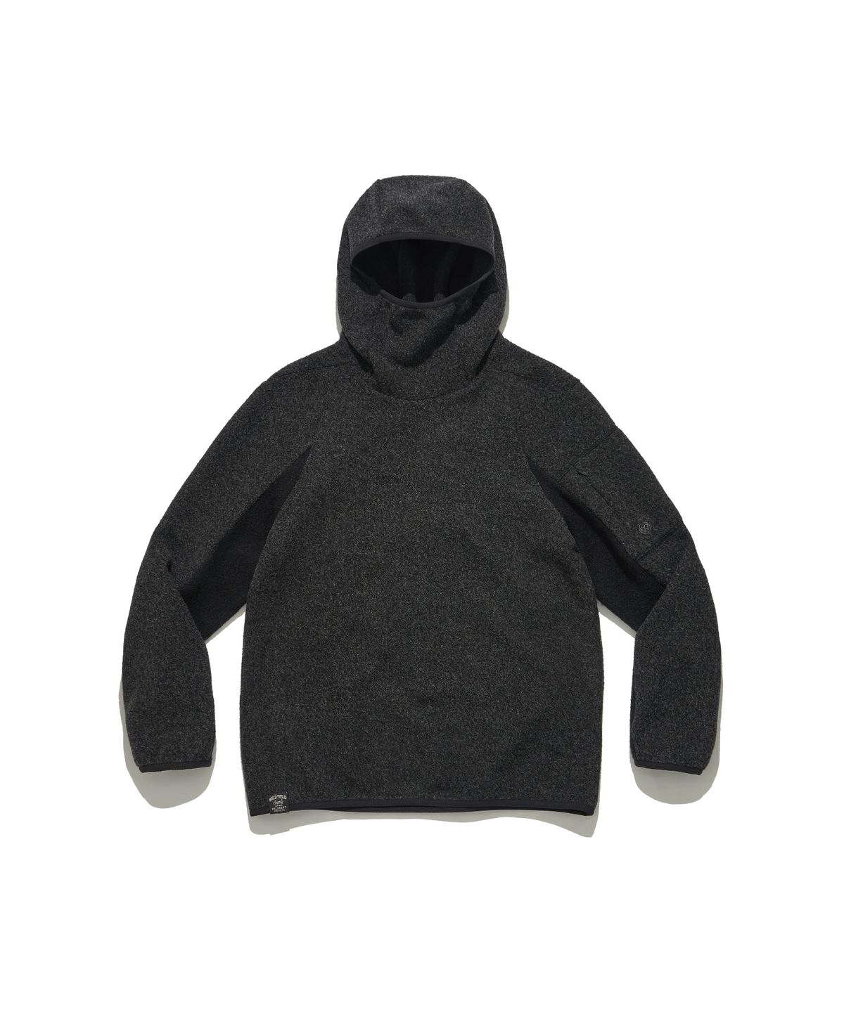 힐리먼트(HELEMENT) 아미 워머 후드티 (CHARCOAL)