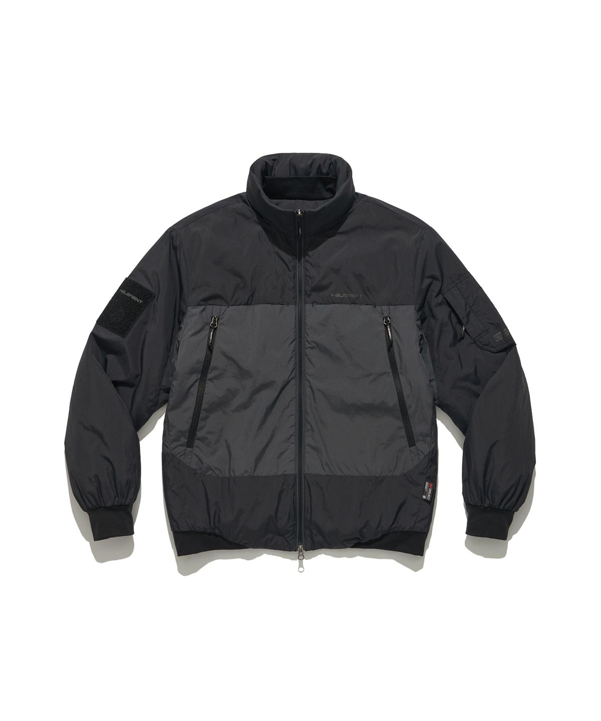 힐리먼트(HELEMENT) 프로텍션 후드 패딩 자켓 (BLACK)