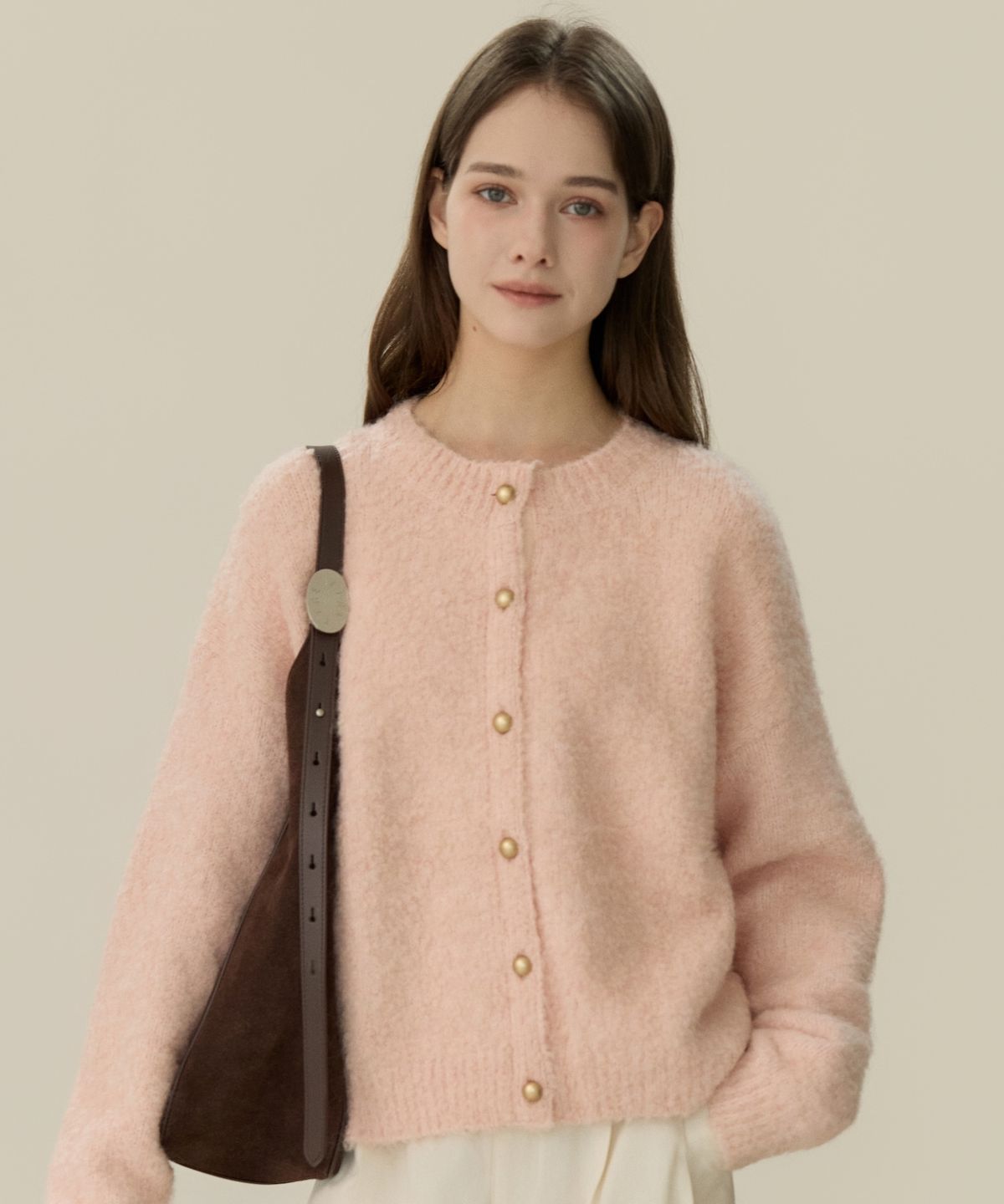 엘리오티(ELLIOTI) Boucle Knit Cardigan_2Color