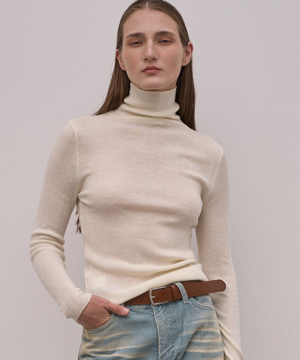 엘리오티(ELLIOTI) Turtle neck Knit Ts_5Color