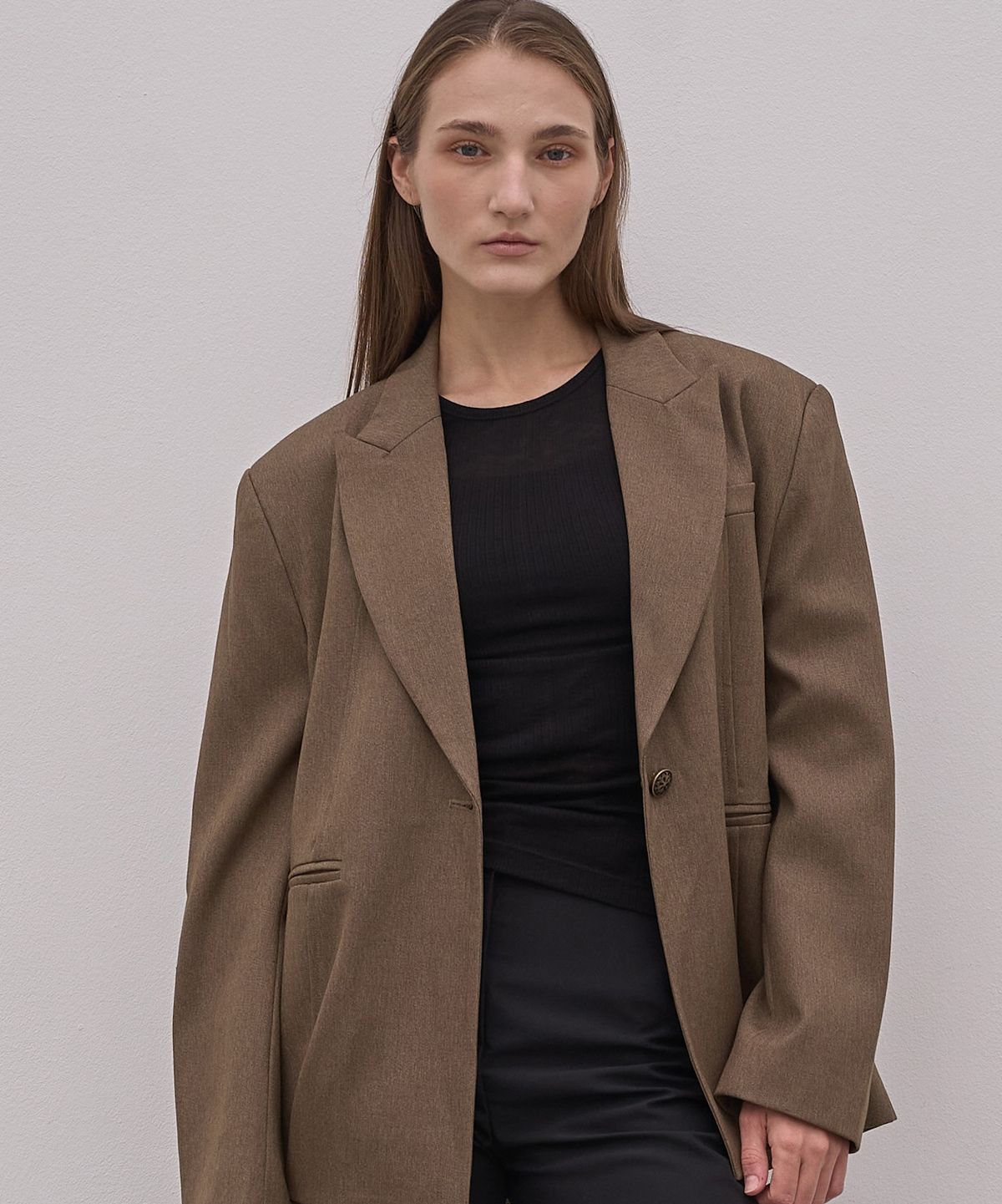 엘리오티(ELLIOTI) Single Blazer Jacket_2Color