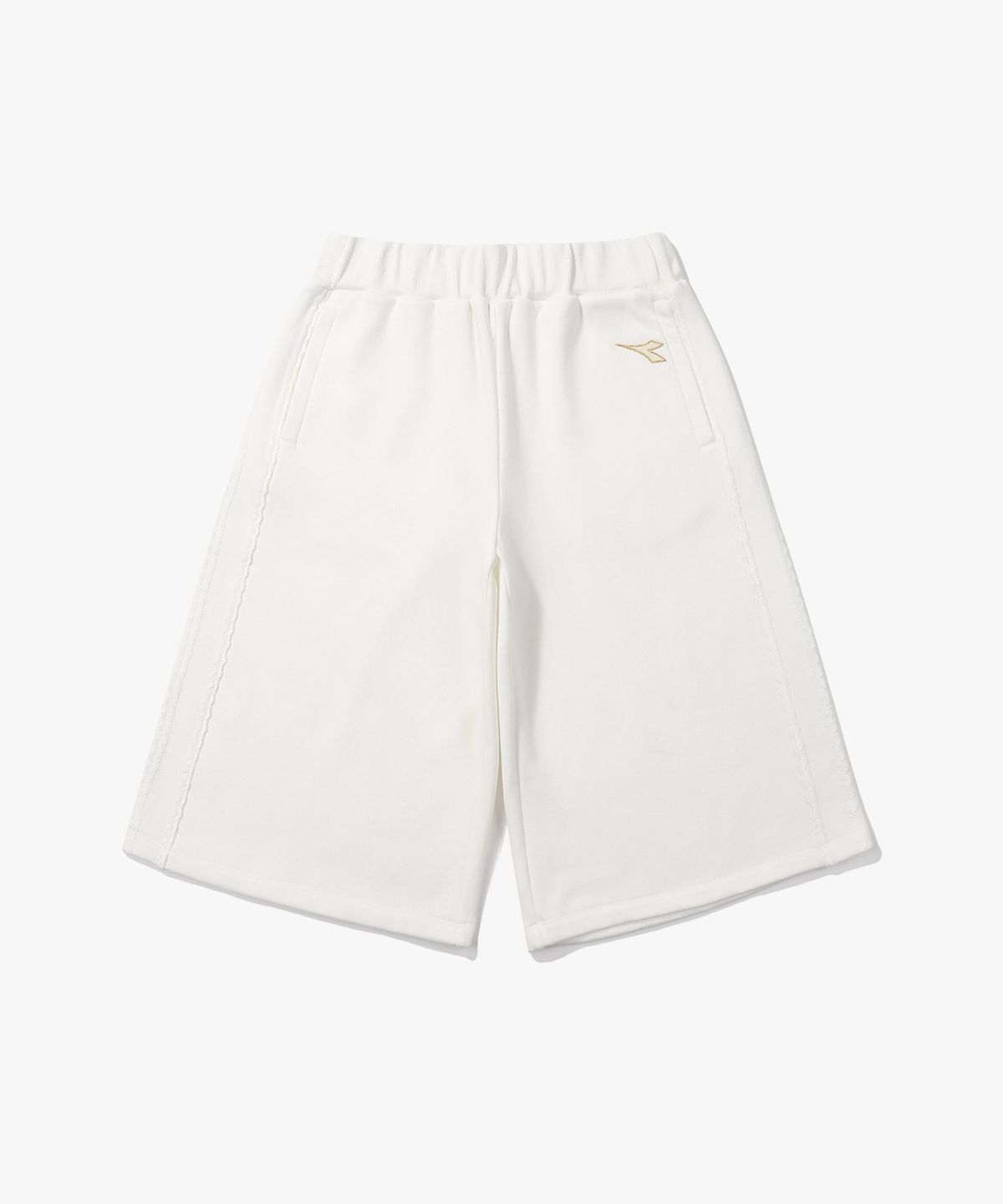 디아도라(diadora) 크로스코트 레이스 라인 하프팬츠 OFF WHITE