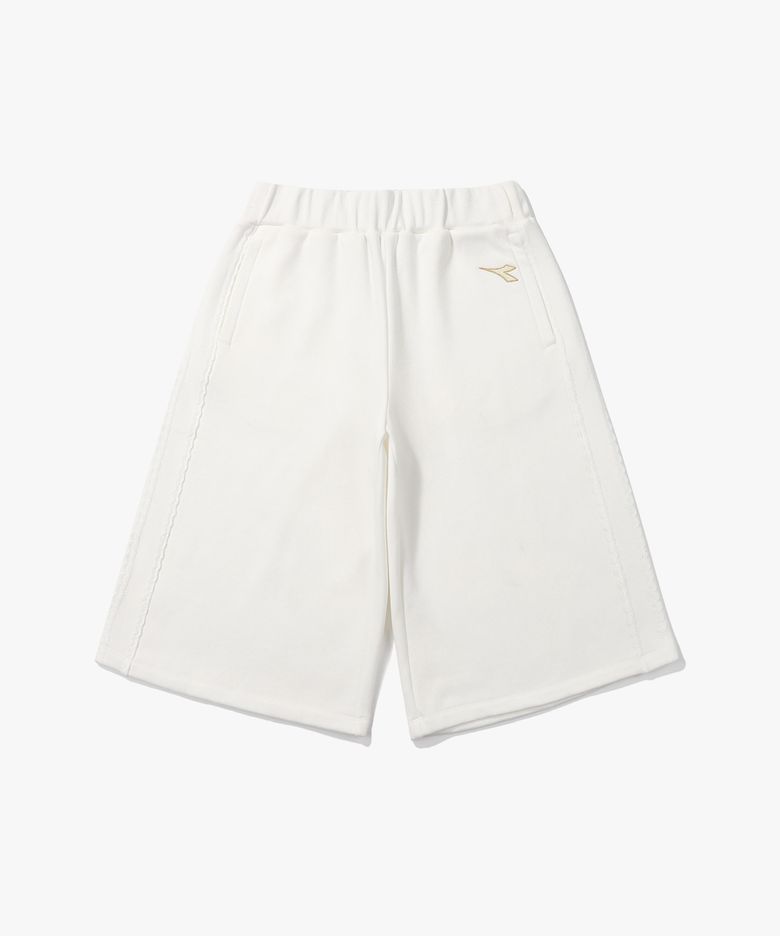 크로스코트 레이스 라인 하프팬츠 OFF WHITE