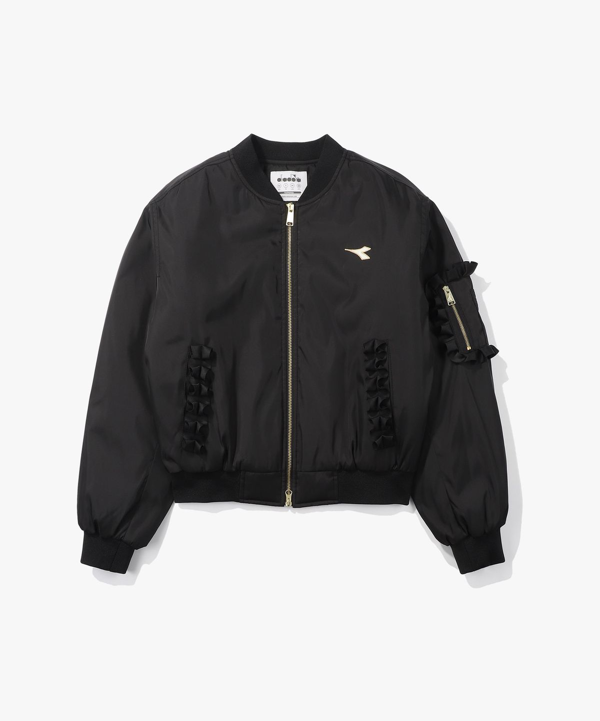 디아도라(diadora) 크로스코트 봄버자켓 우먼 BLACK