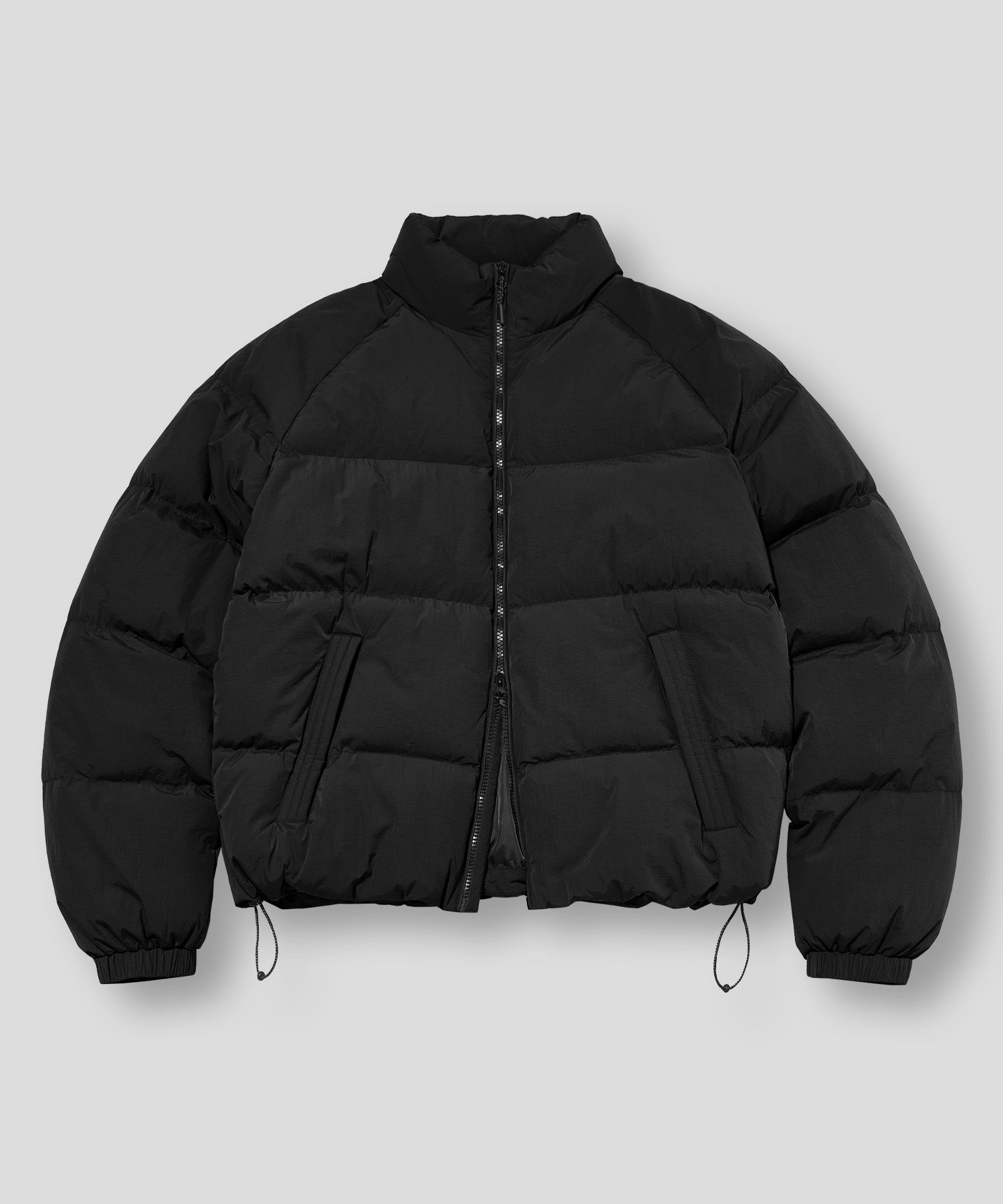 MUSINSA公式 | FILLUMINATE グロッシーレザーダウンジャケット-マット